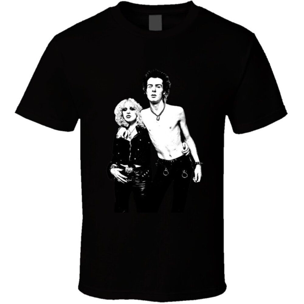 Sid And Nancy Retro Punk Rock Band Fan Graphic T-Shirt Music Lover Streetwear 91